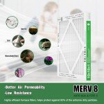 TRIGHTFILTERS 10x10x1 MERV 8 Pleated Air Filter 6-Pack
