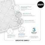 18x24x1 MERV 8 Air Filters - 12 Pack