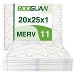 BOOGUAN MERV 11 Pleated Air Filters 6-Pack