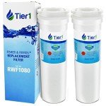 Tier1 836848 Water Filter 2-Pack for Refrigerators
