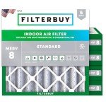 20x20x4 MERV 8 Air Filters, 5-Pack