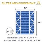 MervKing 16x20x4 MERV 11 Air Filter 2-Pack