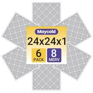 Maycold 24x24 MERV 8 Air Filters (6-Pack)