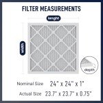 YEEREAD MERV 8 Air Filters 6-Pack, 24x24
