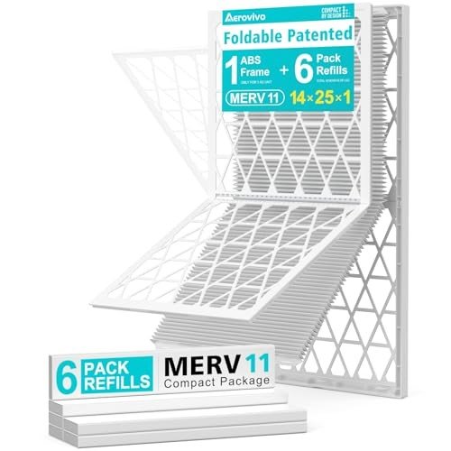 AeroVivo 14x25 Reusable Air Filter Kit
