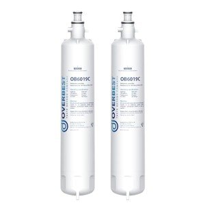 Overbest GE® RPWFE Refrigerator Water Filters (2 Pack)