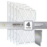 Enviroflow 20x21x1 MERV 8 Air Filters, 4-Pack