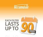 Accumulair Gold 17x21x1 High-Efficiency Air Filters - 4 Pack