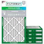 16x30x2 MERV 8 Pleated Air Filter 5-Pack