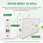 Merv 16 High Efficiency Filter for Lennox 16x26