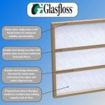 16x25x1 Glasfloss Fiberglass Air Filters - Box of 4