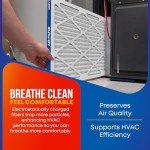 MERV 13 Pleated Air Filters 16x25x4 (4-Pack)