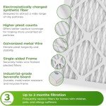 20x20x1 MERV 8 Pleated HVAC Filters, 6-Pack