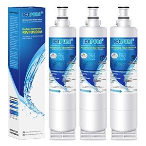 ICEPURE 3-Pack Replacement Refrigerator Water Filter