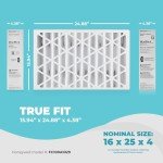 Honeywell 16x25x4 MERV 11 Air Filter 4-Pack