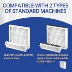 MERV 11 Air Filter 20x25x4 - 2 Pack