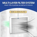 MERV 11 Air Filter 20x25x4 - 2 Pack