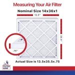Filter King 14x36x1 MERV 11 Air Filter 12-Pack