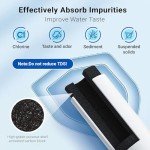 Aqua Crest Refrigerator Water Filter Replacement - 2 Pack