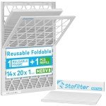 Stafilter MERV 8 14x20x1 Air Filter with Refill