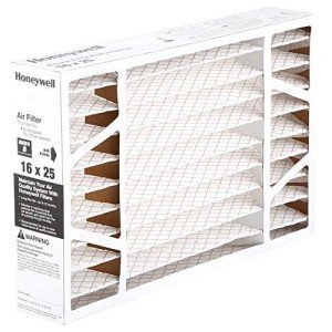 Honeywell FC100A1029 (2 Pack) - 16" x 25" x 4" Pleated Air Filter, MERV 11 Bundle with Same Day Supply Filter Change Reminder
