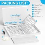 Stafilter MERV 8 14x20x1 Air Filter with Refill