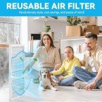 Stafilter MERV 8 14x20x1 Air Filter with Refill