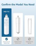Maxblue Refrigerator Water Filter Replacement, 3-Pack