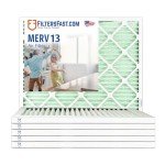 28x30x1 MERV 13 Air Filters - 6 Pack