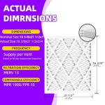 MERV 13 Pleated Air Filter 12-Pack