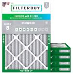 Filterbuy 18x24x2 MERV 8 Pleated Air Filters