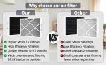 MERV 16 20x25x5 Air Filter for Lennox
