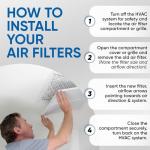 Glasfloss MERV 10 Pleated Air Filters - Box of 6
