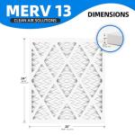 Chenzhit 12 Pack MERV 13 Air Filters 20x24