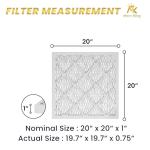 MervKing 20x20 Pleated Air Filters - 4-Pack