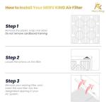 MervKing 20x20 Pleated Air Filters - 4-Pack