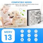 20x20x3 MERV 13 Pleated Air Filters - 2 Pack