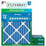 Filterbuy 15x20x2 MERV 13 Air Filter 3-Pack