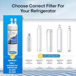 ExcelPure Replacement Water Filters for Refrigerators, 3-Pack