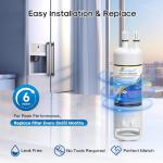 ExcelPure Replacement Water Filters for Refrigerators, 3-Pack