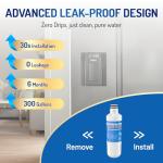 2-Pack LT1000PC Water Filter Compatible with LG