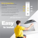 16x30x1 Enviroflow Air Filter MERV 8 - 4 Pack