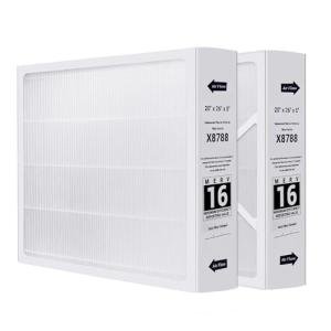 2 Pack MERV 16 Air Filters 20x26x5