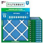 Filterbuy 18x24x1 MERV 13 Air Filters (12-Pack)