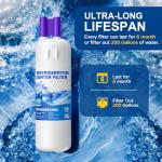 JUNEFAY W10295370A Water Filter Replacement - 4 Pack