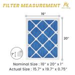 MervKing 16x20x1 MERV 11 Air Filter - 2-Pack