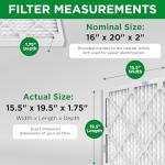 Mann+Hummel 16x16 MERV 8 Air Filters - 4 Pack