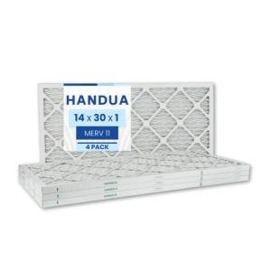 Handua 14x30 Air Filter MERV 11, 4 Pack