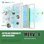 TRIGHTFILTERS 14x20x1 Air Filter 6-Pack, MERV 8