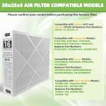 20x25x5 MERV 16 Carbon-Efficient Air Filters